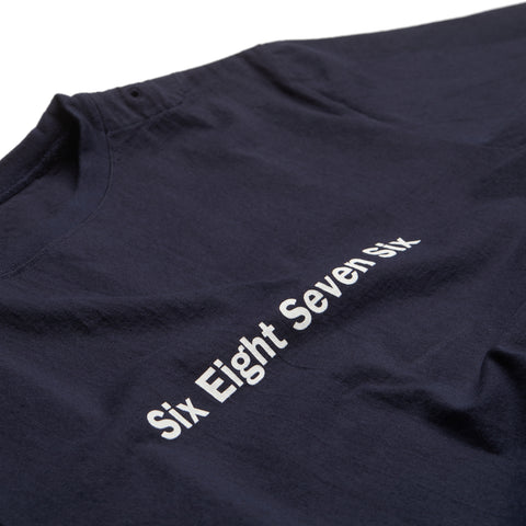 Oshima T-Shirt : Six Eight Seven Six Print