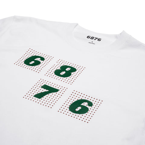 6876 White Artwork T-Shirt