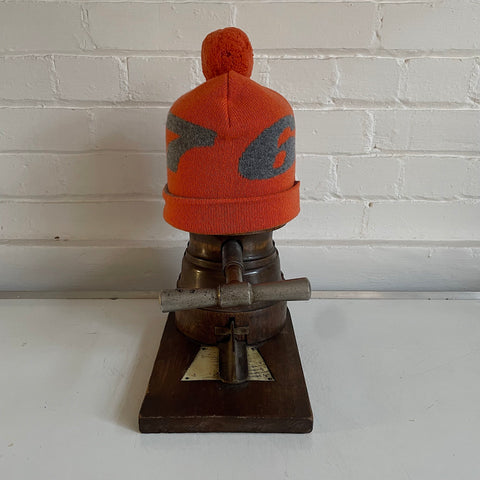 6876 Eighe Hat Orange/Grey